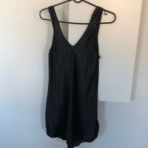 VAL MODE VINTAGE BLACK LINGERIE SLIP/GOWN
